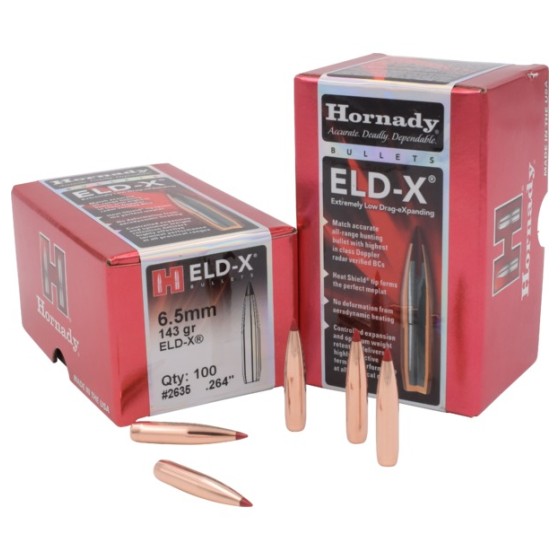 Hornady ELD-X 6,5mm (.264) - 143gr